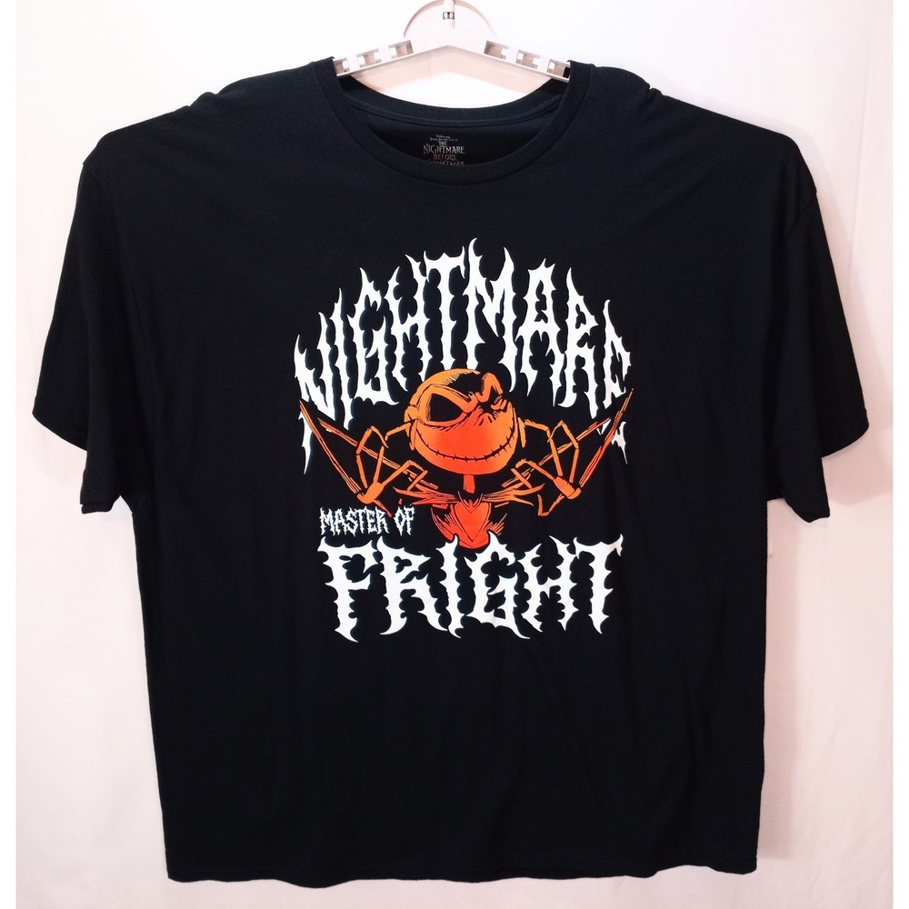 Nwot Disney Nightmare Before Christmas Jack Master of Fright Men's T-Shirt, 3XL